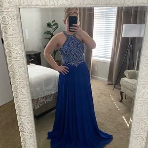 Royal Blue Gown SOLD